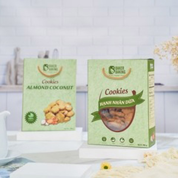 Cookies hạnh nhân dừa