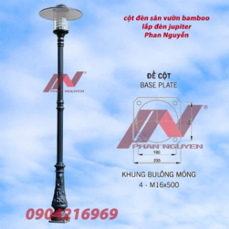 Cột đèn sân vườn Bamdoo