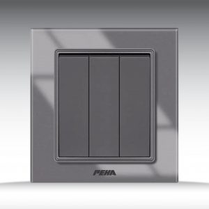 Công tắc 1 chiều Aura Gray