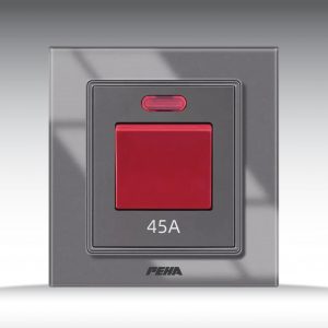 Công tắc 45A Aura Glass Gray