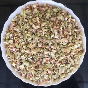 Củ sả cắt khúc sấy khô
