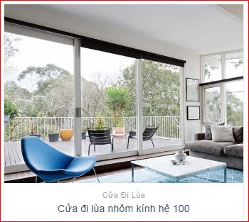 Cửa đi lùa hệ 100