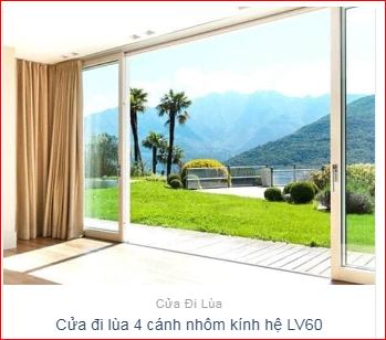 Cửa đi lùa hệ 60