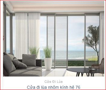 Cửa đi lùa hệ 76