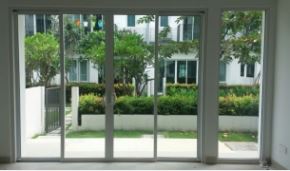 Cửa đi mở 2 cánh nhôm Xingfa