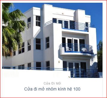 Cửa đi mở hệ 100