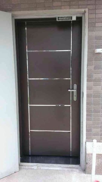 Cửa inox giả gỗ
