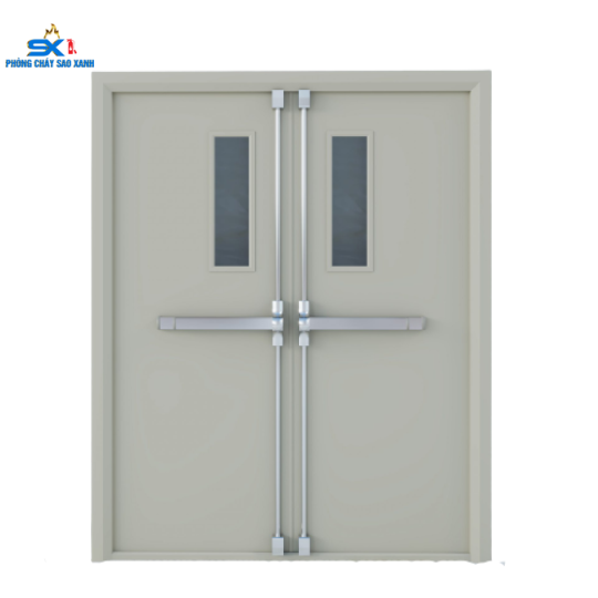 Cửa thép chống cháy 2 cánh