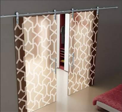 Cửa treo kính cường lực