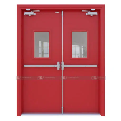 Cửa chống cháy 2 cánh CTV.CC02-P-2K