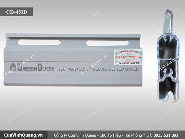 Cửa cuốn GreenDoor CD43-ID