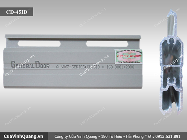 Cửa cuốn khe thoáng GeneralDoor CD-45ID