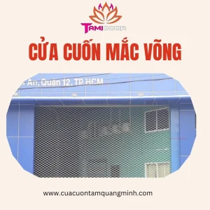 Cửa cuốn mắc vỏng inox