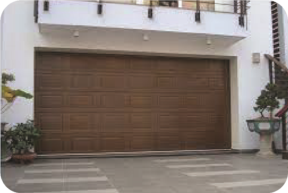 Cửa cuốn trần thân gỗ