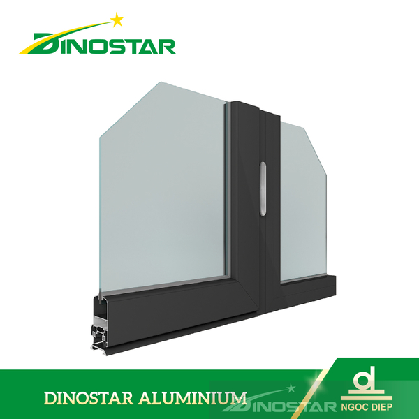 Cửa đi mở quay và cố định hệ ND-V4400
