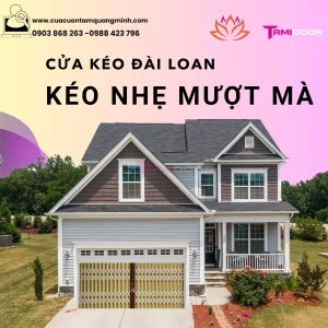 Cửa kéo Đài Loan 1ly4