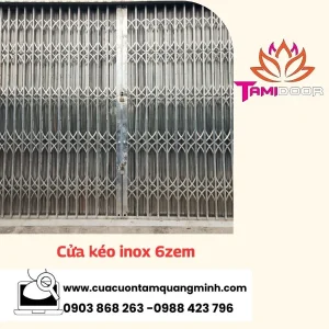 Cửa kéo inox 6zem