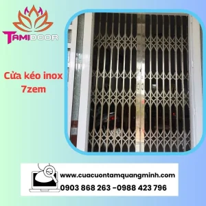 Cửa kéo inox 7zem
