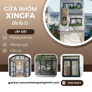 Cửa nhôm Xingfa hệ 55