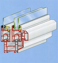 Cửa sổ mở trượt 3 ray