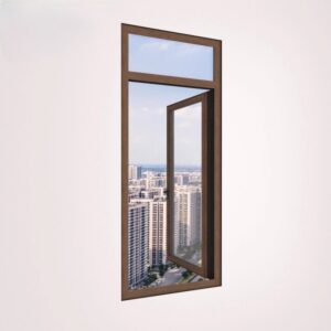 Cửa sổ nhôm 1 cánh cửa mở quay ngoài
