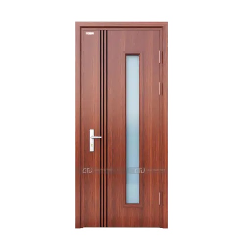 Cửa thép vân gỗ 1 cánh CTV-1.005