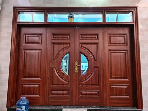 Cửa thép vân gỗ