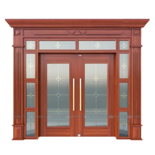 Cửa thép vân gỗ CTV.Luxury-TL02