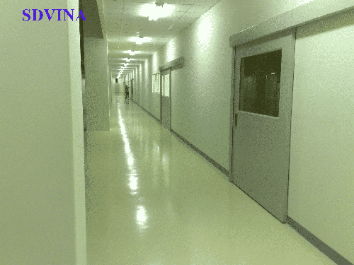 Cửa trượt tấm liền tự động và bán tự động 1 cánh