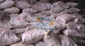 Củi trấu đóng trong bao PP