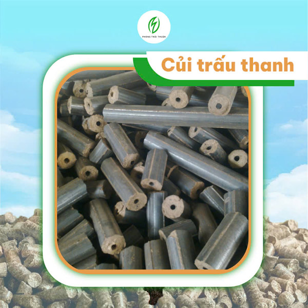 Củi trấu thanh D55-D60