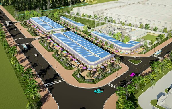 Cung cấp và lắp đặt công tác cơ khí- khu dịch vụ Phước Đông