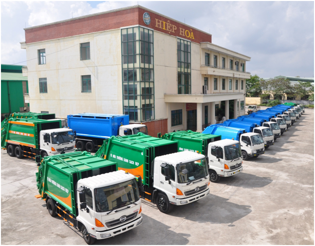 Xe cuốn ép chở rác