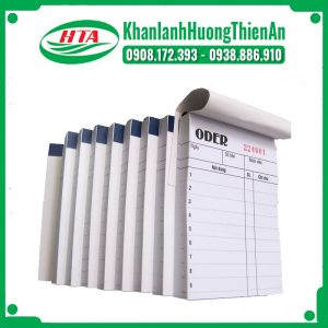 Cuốn Oder cho nhà hàng, quán ăn