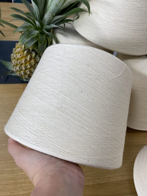 Cuộn sợi mẫu dệt thoi dứa mix cotton