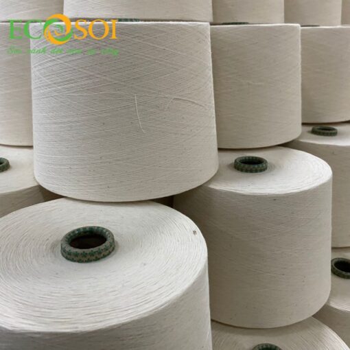 Cuộn sợi mẫu sợi dứa mix gai xanh