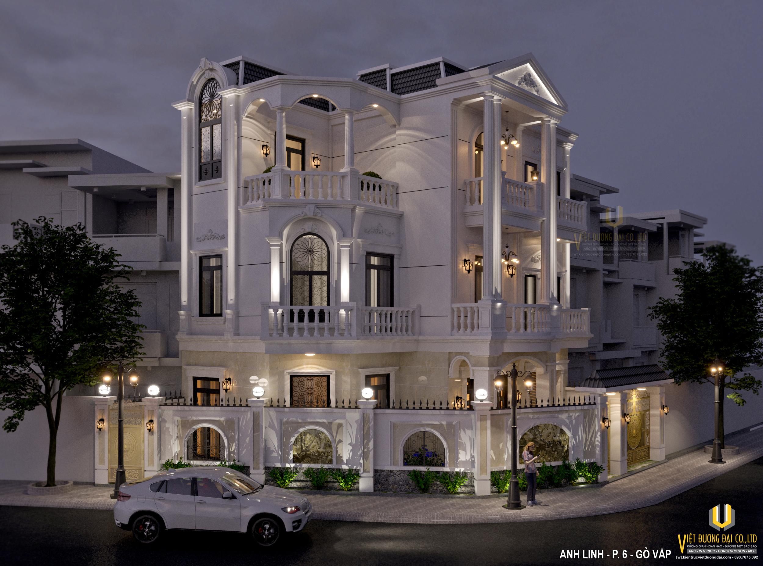 Thiết kế, thi công biệt thự