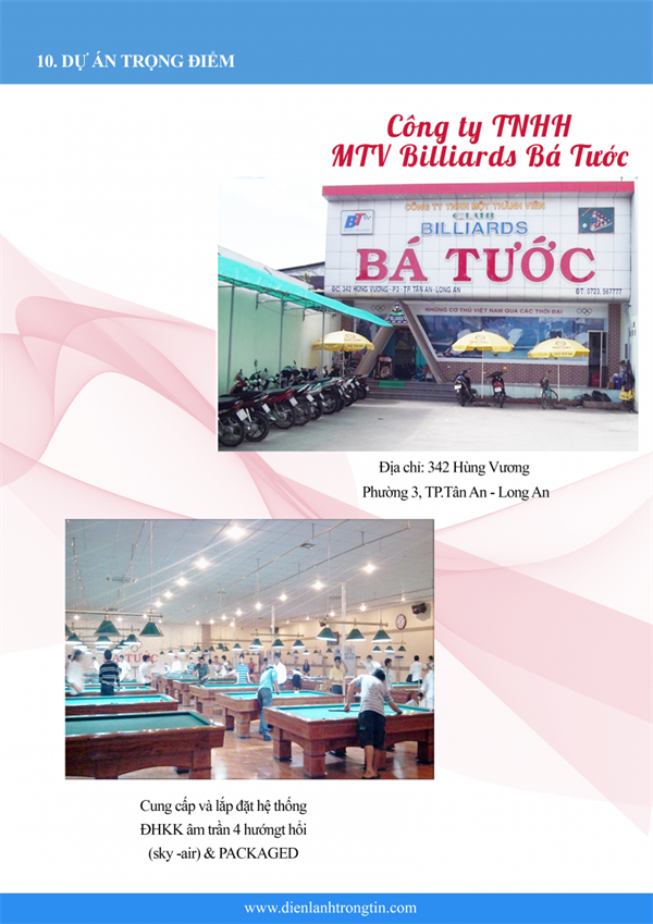 Dự án tiêu biểu