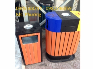 Thùng rác đá hoa cương