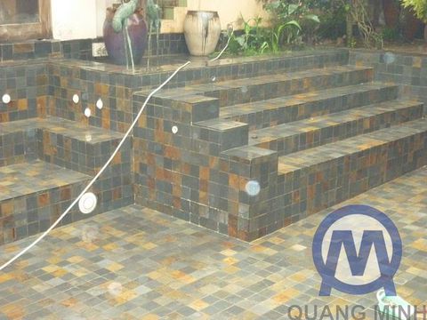 Đá đa sắc Lai Châu ốp lát