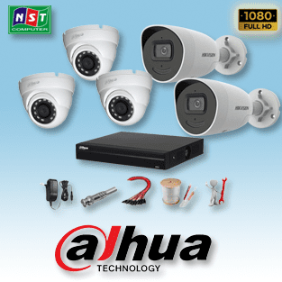 Trọn bộ 5 camera dahua