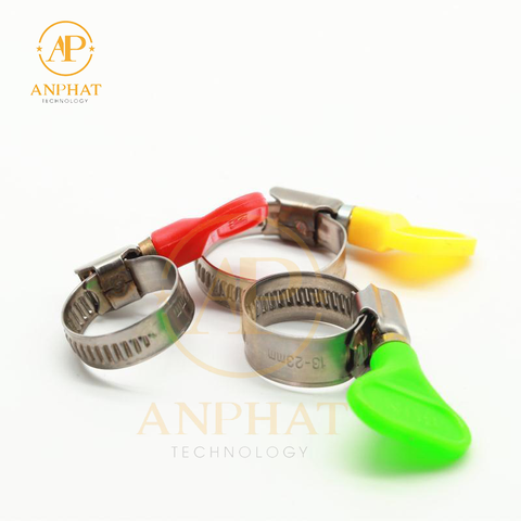 Đai xiết tay nhựa răng nổi inox