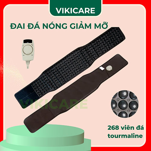 Đai đá nóng Tourmaline Care đá trơn