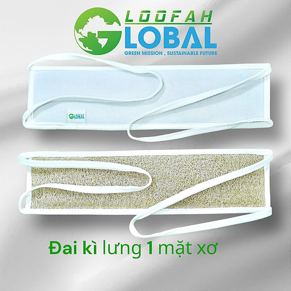 Đai kỳ lưng 1 mặt xơ mướp