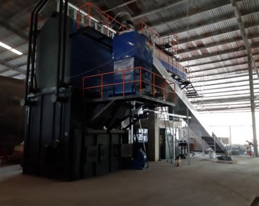 Nồi hơi đốt dăm gỗ tự động