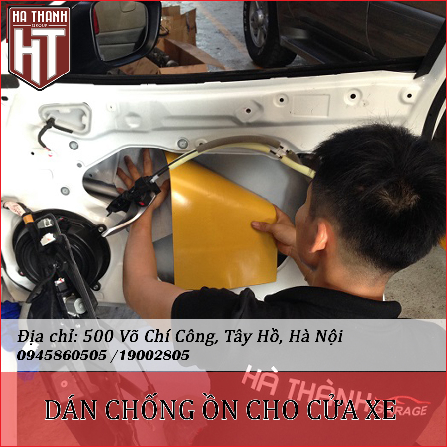 Dán chống ồn cửa xe