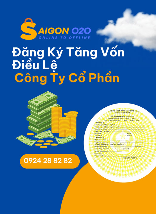Đăng ký tăng vốn điều lệ Công Ty Cổ Phần