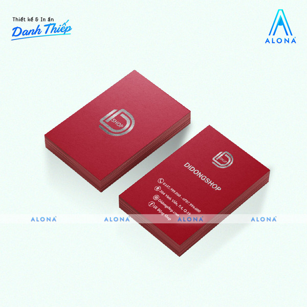 Danh thiếp ép kim