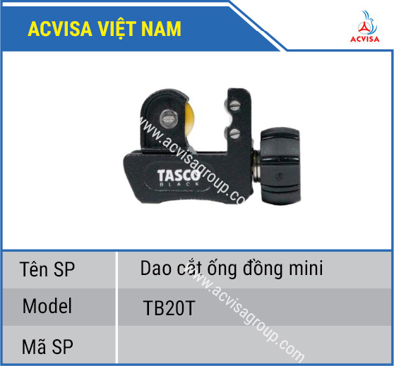 Dao cắt ống đồng mini Tasco