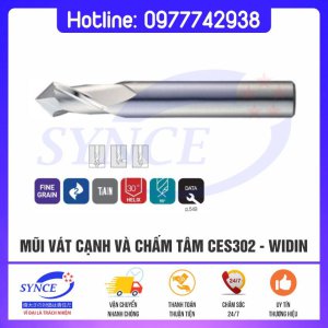Dao Phay Vát Cạnh Và Chấm Tâm CES302 – Widin